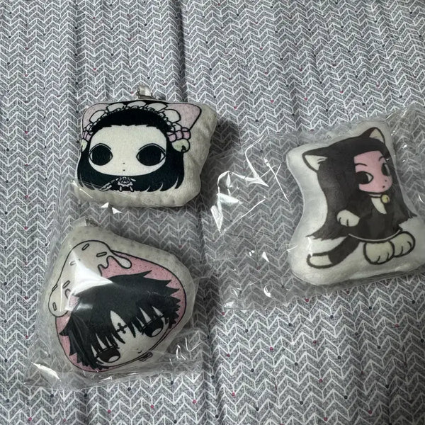 [BUNJANG] Hunter x Hunter Illumi & Chrollo Cushion Keyring Bundle Set / 젯젯님 zz님 천사님 헌터헌터 이르미 클로로 쿠션키링 일괄