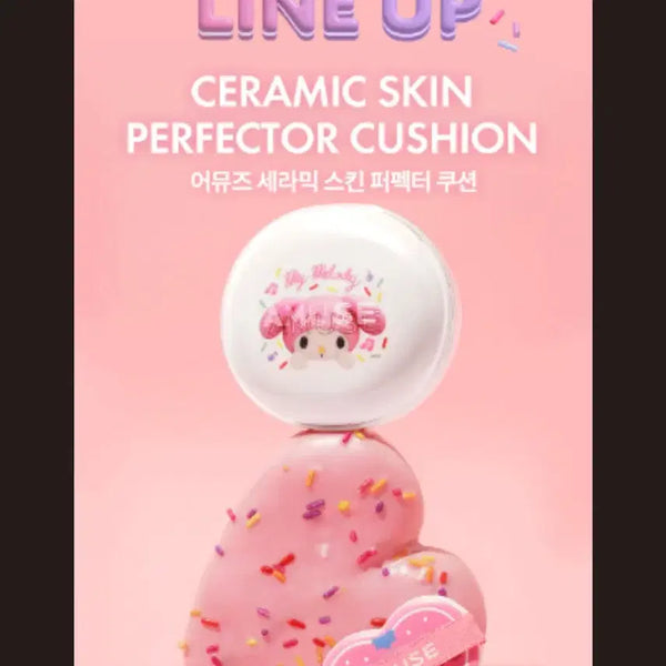 [BUNJANG] Amuse Ceramic Skin Perfector My Melody Cushion (Fair) / (새상품) 어뮤즈 세라믹 스킨 퍼펙터 마이멜로디 쿠션 0.5 페어