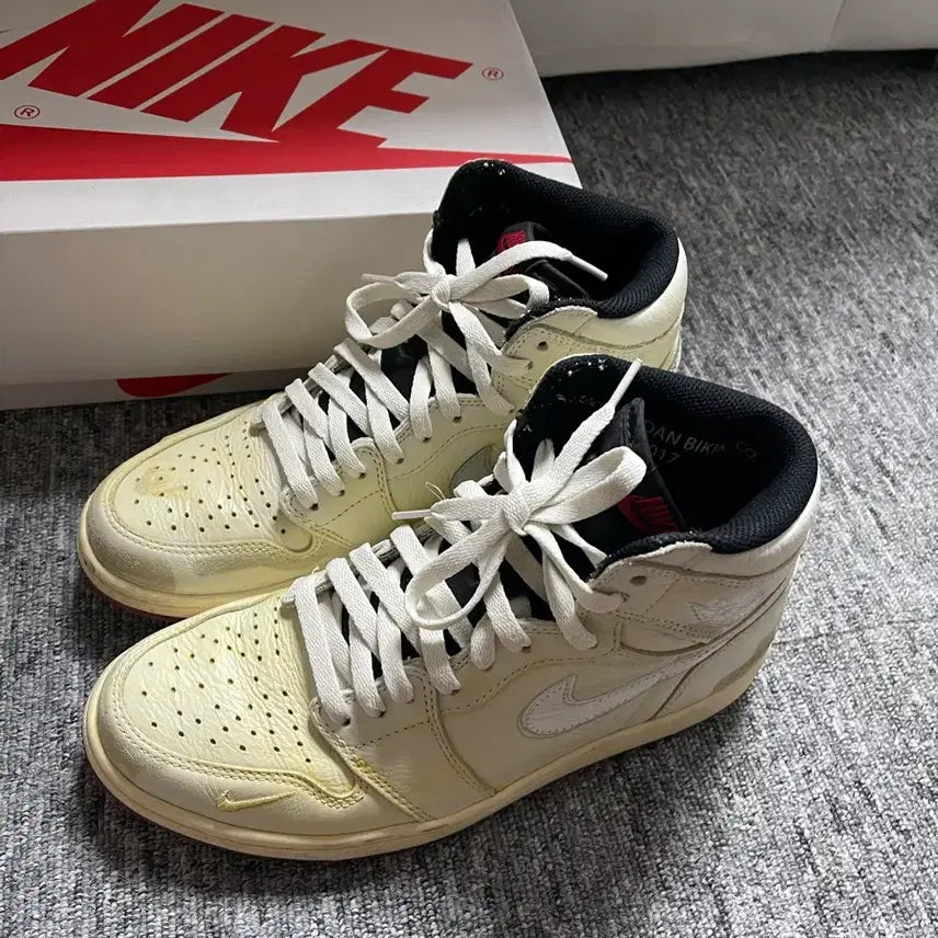 [BUNJANG] Air Jordan 1 Nigel Sylvester High Top Sneakers / 조던1 나이젤 실베터 하이 세일 265