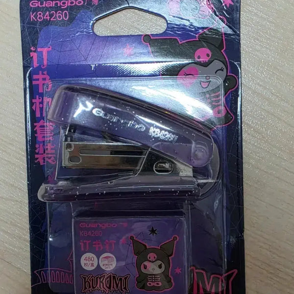 [BUNJANG] Kuromi Purple Gudetama Stapler / 쿠로미 과보 스템플러  K84260 보라색 새상품