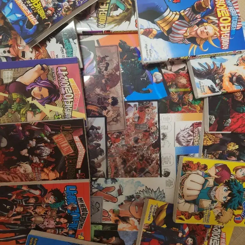 [BUNJANG] My Hero Academia Manga Volumes + Bonus Items / 히로아카 만화책 굿즈 (덤 드림!!)