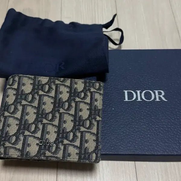[BUNJANG] Dior Dior Oblique Bifold Wallet Beige / (풀박스) 디올 오블리크 반지갑 베이지