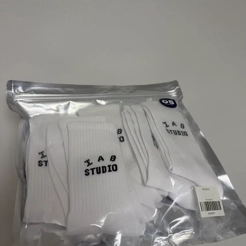[BUNJANG] IAB STUDIO 5pack Socks White / IAB STUDIO 5pack 아이앱 스튜디오 삭스 화이트 5개입