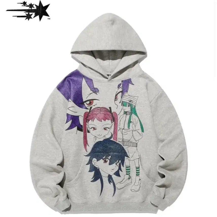 [BUNJANG] Nice Ghost Club Ghost Angel Glitter Hoodie / 나이스고스트클럽 나고클 고스트 엔젤 글리터 후디 후드티