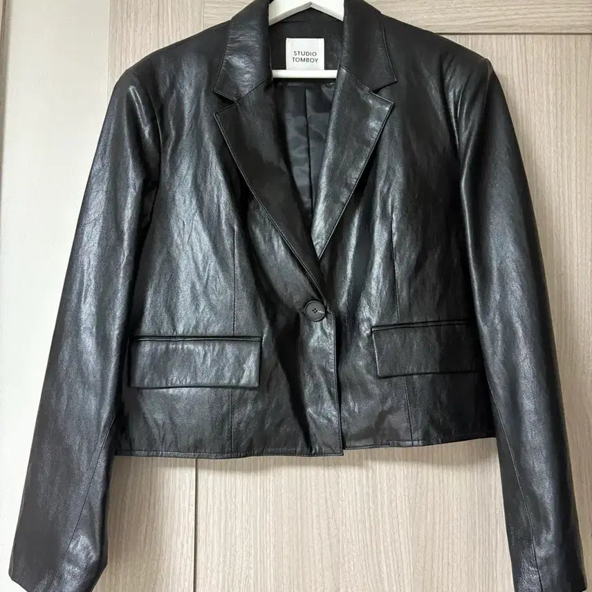 [BUNJANG] Studio Tomboy Leather Jacket / 스튜디오 톰보이 레더 자켓 55-66