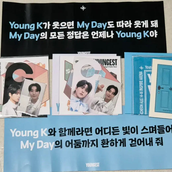 [BUNJANG] Young K Concert Bundle Set Gift & Slogan / (일괄) 영케이 콘서트 기프트 일괄