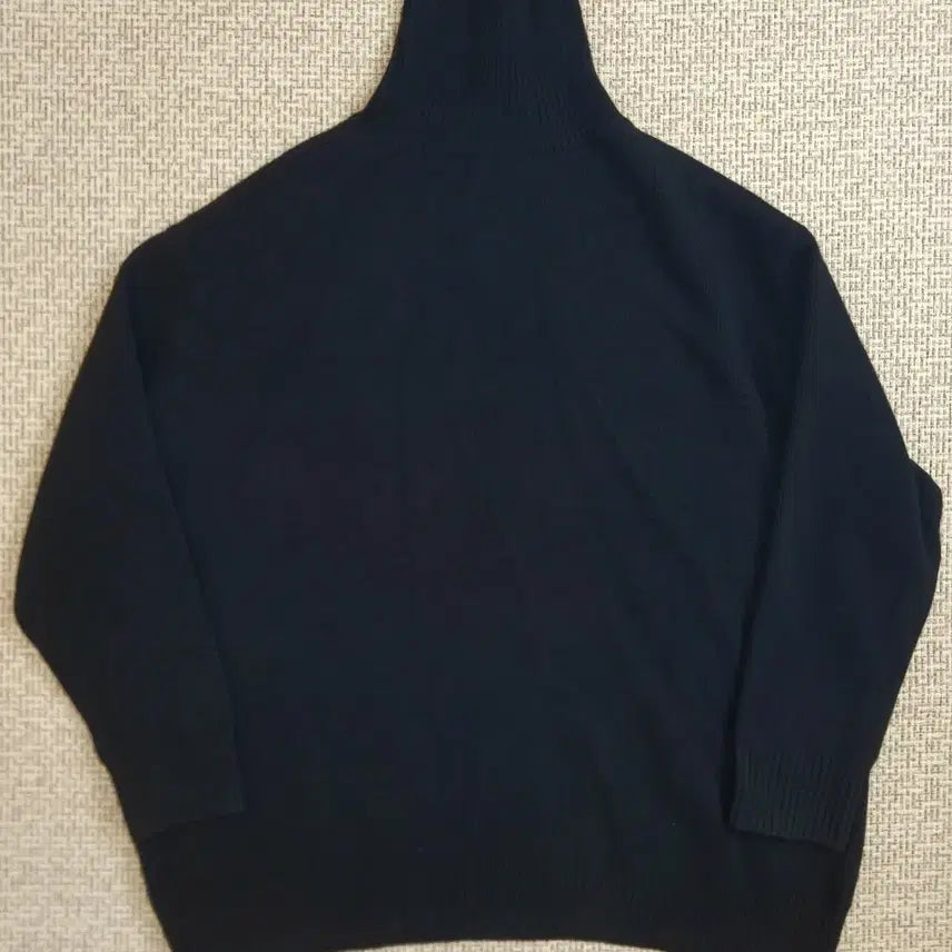 [BUNJANG] NUMBER PROJECT Superfine Merino Wool Cashmere Oversized Turtleneck Knit (Classic Black, S) / 넘버프로젝트 캐시미어 터틀넥 니트 S 블랙