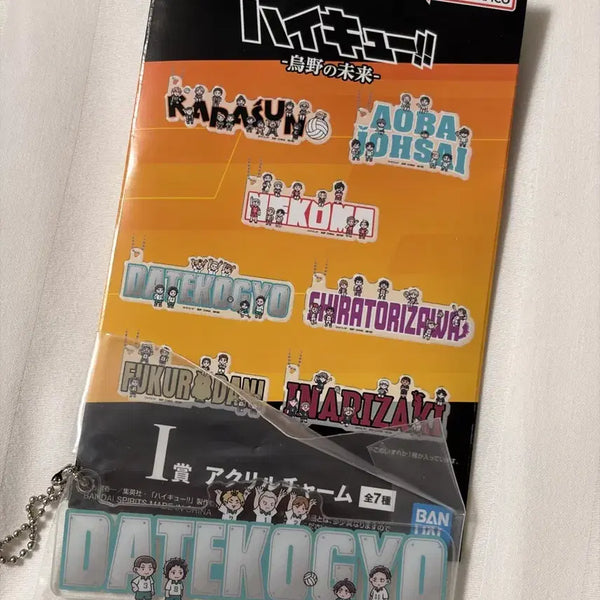 [BUNJANG] Haikyuu!! Karasuno's Future Ichiban Kuji Acrylic Charm (Date Tech) / 미개봉) 하이큐 카라스노의미래 제일복권 아크릴 키링 다테공고