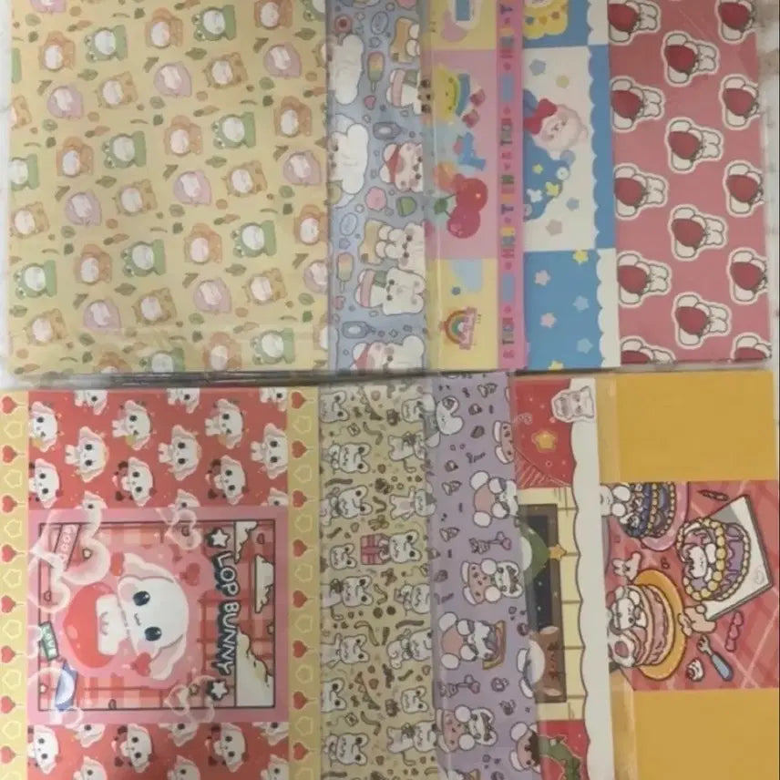 [BUNJANG] Assorted Wrapping Paper Bundle / 포용처분 | 10가지 디자인 랩핑지 일괄 처분