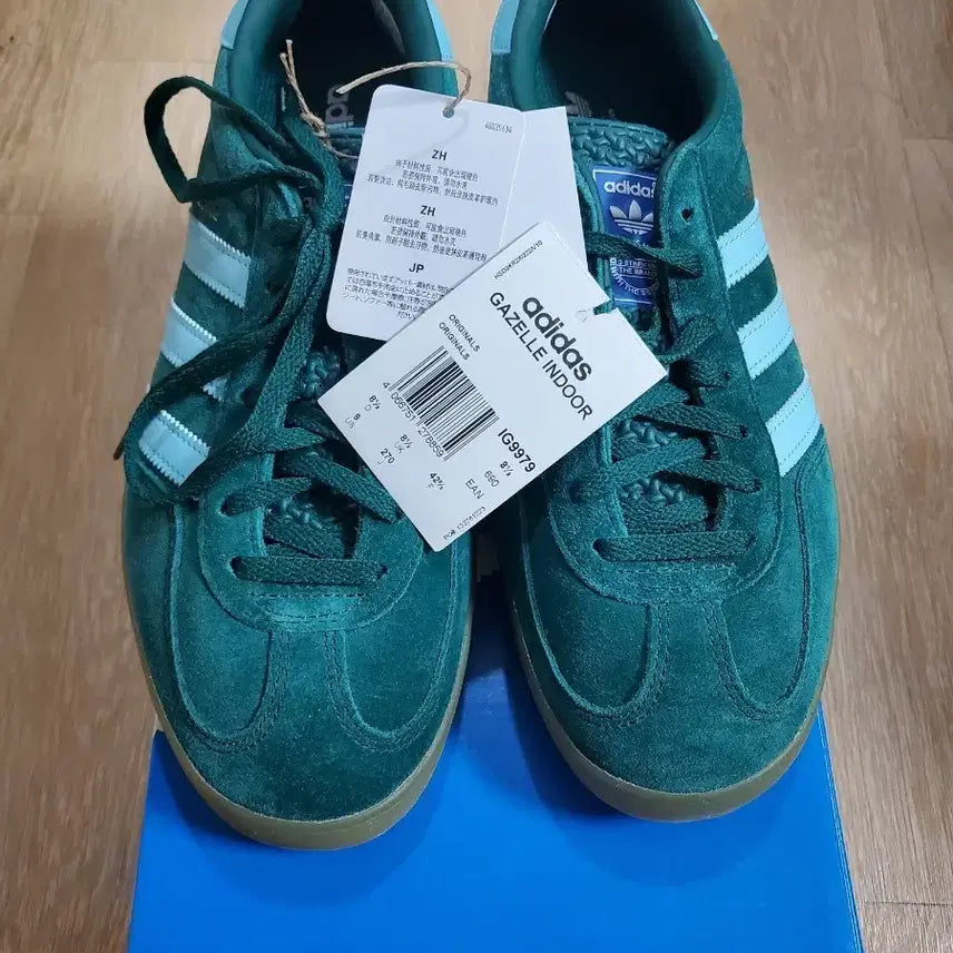 [BUNJANG] Adidas Gazelle Indoor Collegiate Hezi Sky Size 270 / 아디다스 가젤 인도어 컬리지에이트 헤이지 스카이 270사이즈 팝니다.