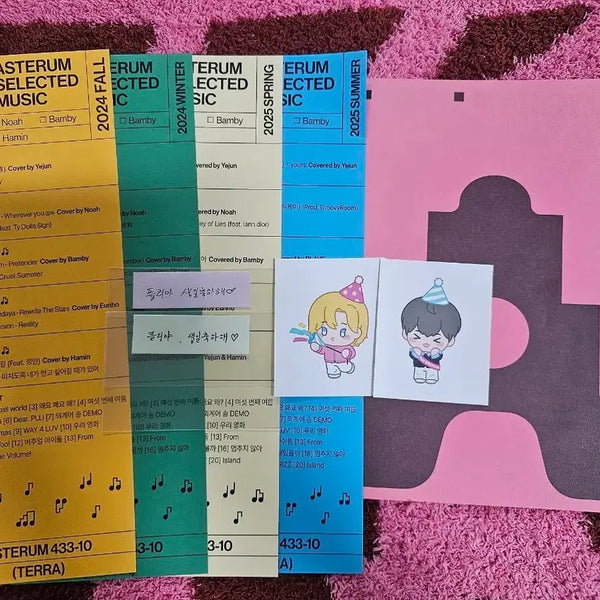 [BUNJANG] PLAVE 10CAFE Fortune Cookie Message & Sticker Bundle (Noah, Hamin) / 플레이브 십카페 포춘쿠키 메세지, 스티커 일괄(노아, 하민)