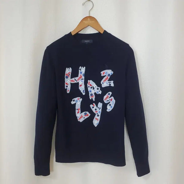 [BUNJANG] Hazzys Golf Wool Knit Navy Women's M / 헤지스골프 울니트 여성95