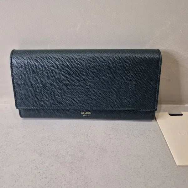 [BUNJANG] Celine Authentic Long Wallet Dark Green / 셀린느 정품 장지갑 판매합니다