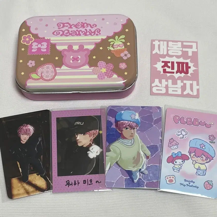 [BUNJANG] Bambi Birthday Cookie Tin Case Lucky Draw Bundle Set / 십카페 밤비 생일쿠키 틴케이스