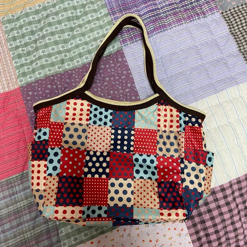[BUNJANG] Dot Mix Pattern Bag / 도트 믹스 패턴 백