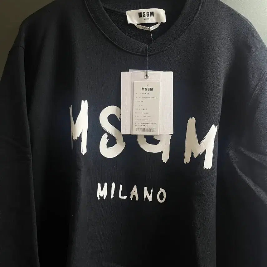 [BUNJANG] MSGM Milano Sweatshirt Black / MSGM 밀라노 맨투맨 블랙