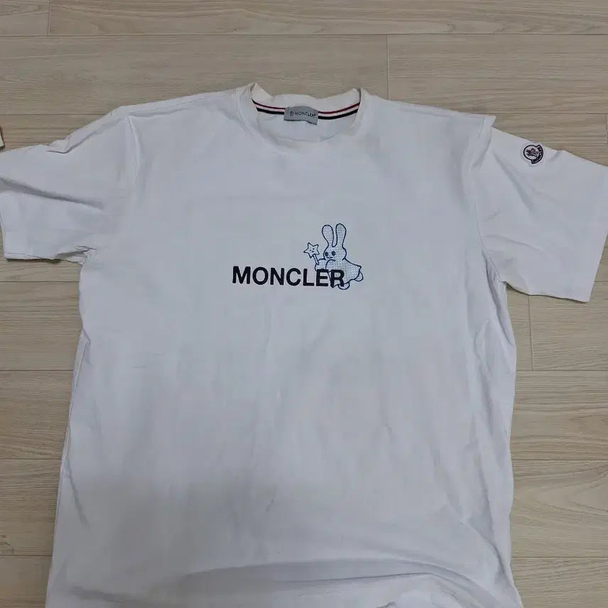 [BUNJANG] Moncler T-Shirt (2 Variations) / 몽클레어 반팔티 (2종류) 100-105 (사용감o)네고o