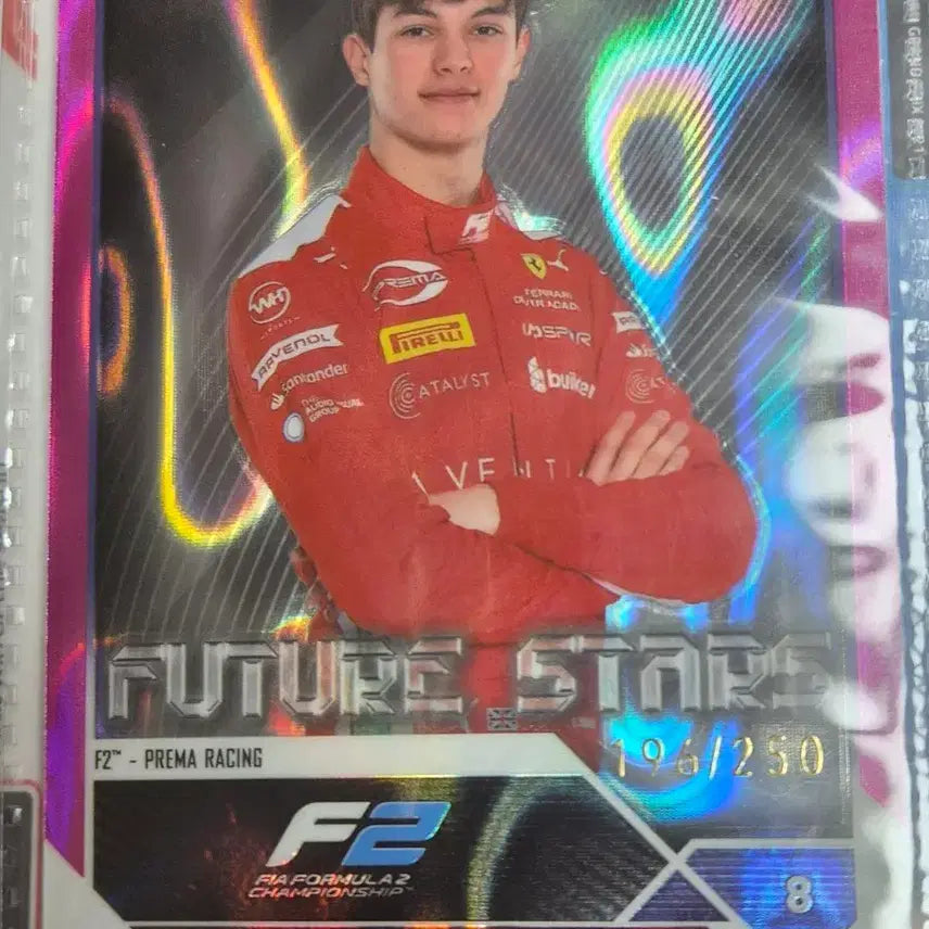 [BUNJANG] Topps Chrome F2 Oliver Bearman Future Stars #196/250 Limited Edition Card / Topps Chrome F1 F2 올리버 베어만 퓨처스타 196/250