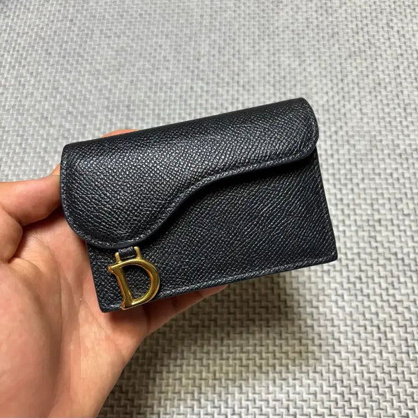 [BUNJANG] Dior Saddle Card Holder Black / 디올 새들 카드지갑