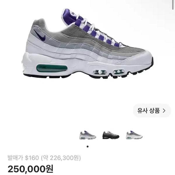 [BUNJANG] Nike Air Max 95 Grape (Purple Mesh) / 나이키 에어맥스 95 그레이프 (보라메쉬)