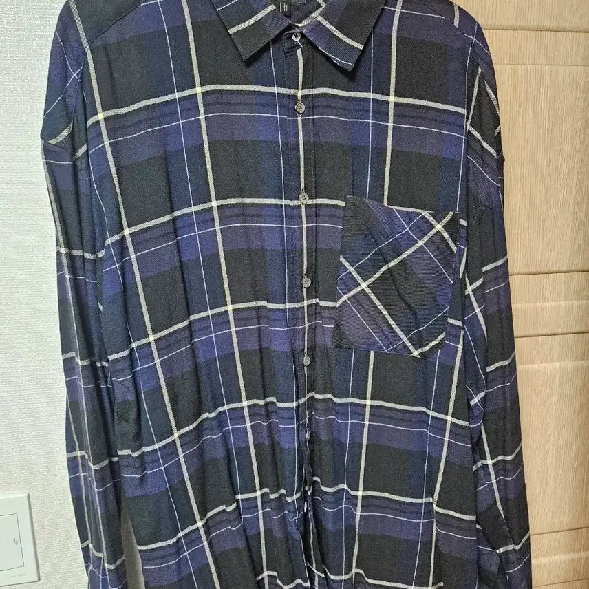 [BUNJANG] Jil Stuart Oversized Check Shirt / 질스튜어트 오버사이즈 셔츠