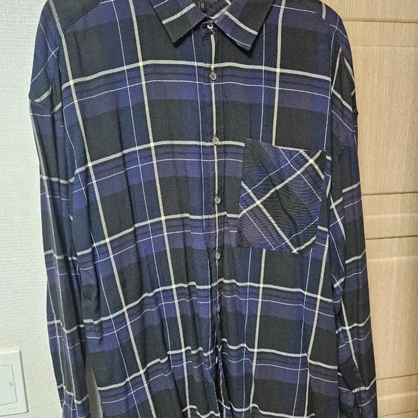[BUNJANG] Jil Stuart Oversized Check Shirt / 질스튜어트 오버사이즈 셔츠