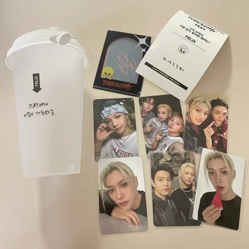 [BUNJANG] Stray Kids This&That Popup Lucky Draw Felix Photocard / 스트레이키즈 this&that 팝업 럭키드로우 용복 필릭스