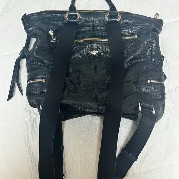 [BUNJANG] Oryany Holly Black Leather Backpack / 정가 38만 오야니 완판가방) 홀리 블랙 가죽 백팩 y2k 갸루