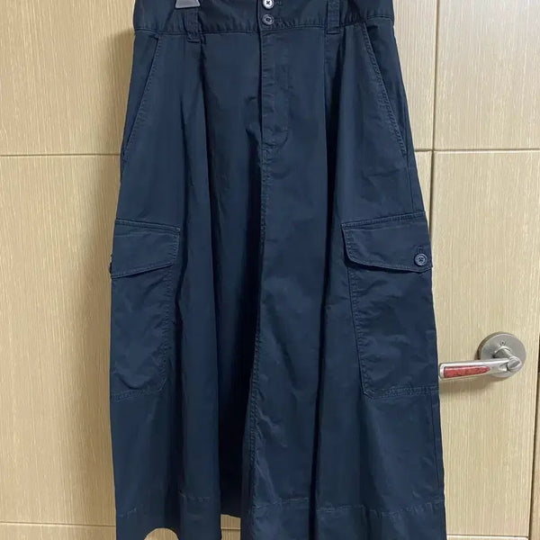 [BUNJANG] Polo Ralph Lauren Women's Green Label Coat Flare Skirt Size 4 / *[POLO] 여성용 로렌 랄프로렌 그린라벨 코트 플레어 스커트 4사이즈