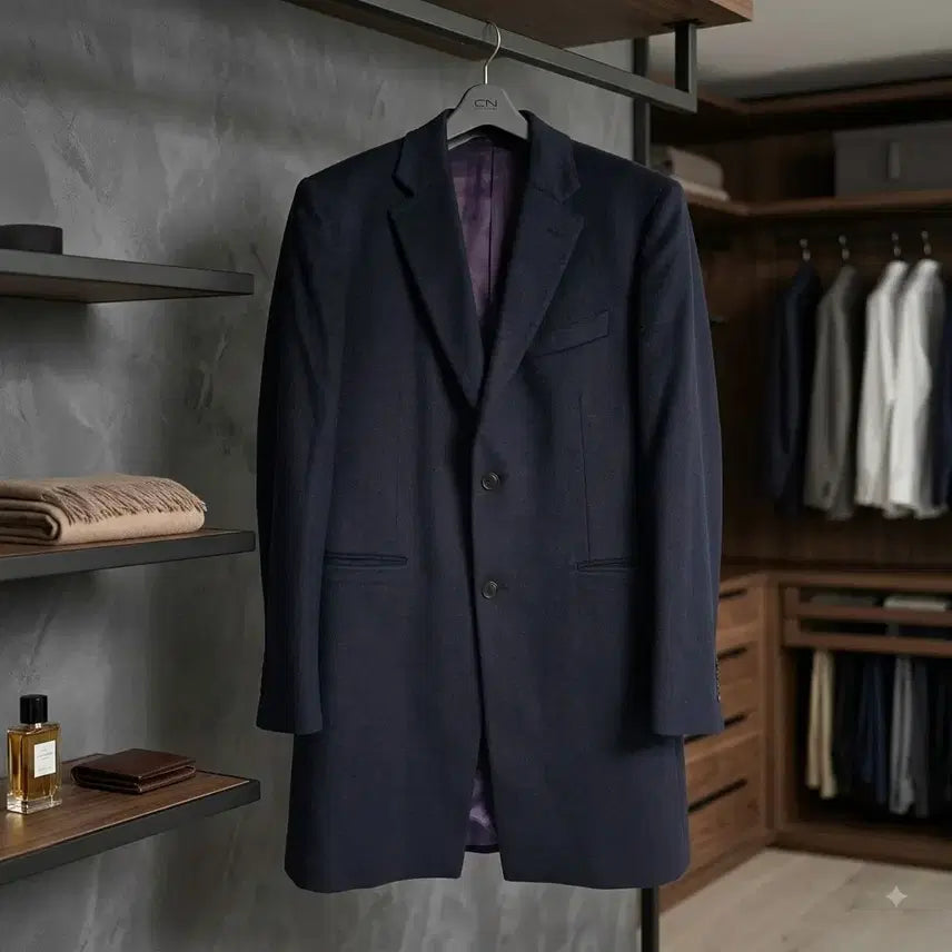 [BUNJANG] Kolon Giogio2 Premium Cashmere 50% Half Coat (Size 105) / [상태최상/실착5회미만] 코오롱 지오투 프리미엄 캐시미어 50% 코트 (105사이즈)