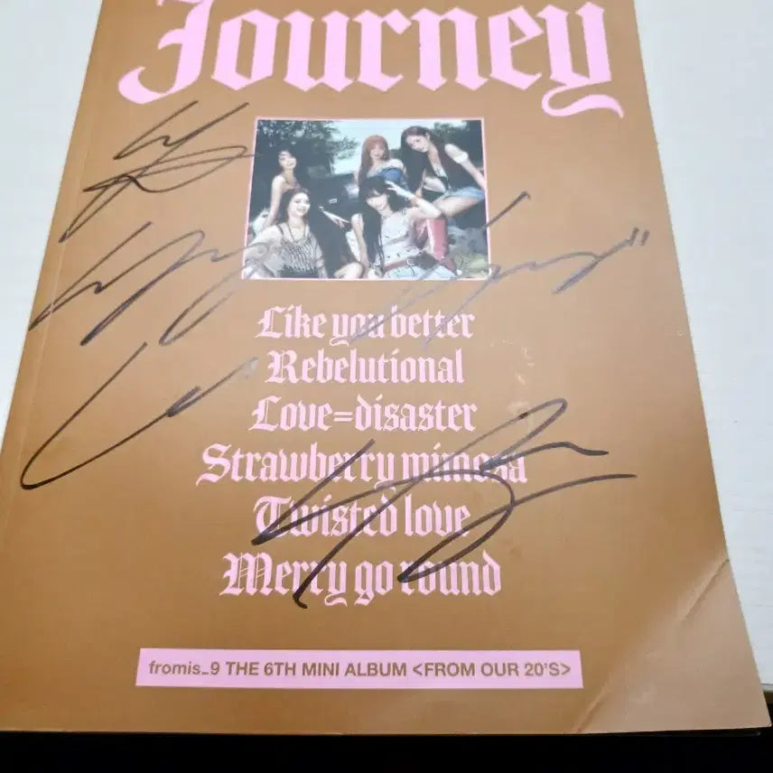 [BUNJANG] fromis_9 6th Mini Album <FROM OUR 20'S> Autographed Album / 프르미스나인 앨범 전체사인
