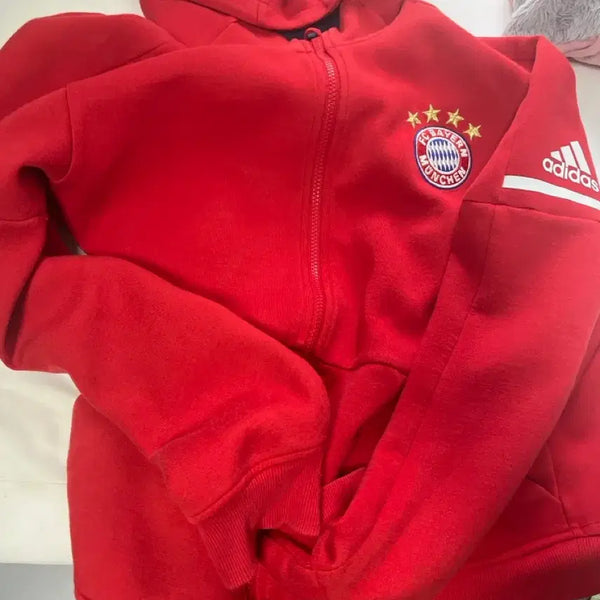 [BUNJANG] Adidas Munich Hooded Zip-Up Jacket / 아디다스 뮌헨 후드집업