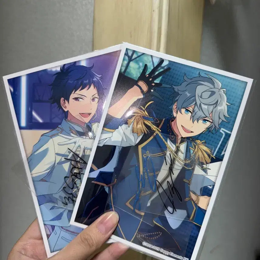 [BUNJANG] Ensemble Stars Sena Izumi & Fushimi Yuzuru Signed Sticker Bundle / 앙스타 세나 이즈미 후시미 유즈루 사인 스티커 판매