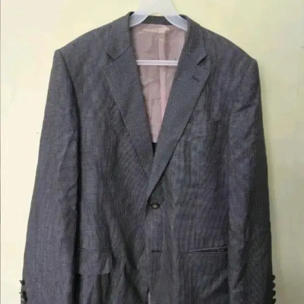 [BUNJANG] Cabrini Grey Check Blazer / [XL] CABRINI 블레이저 그레이 체크