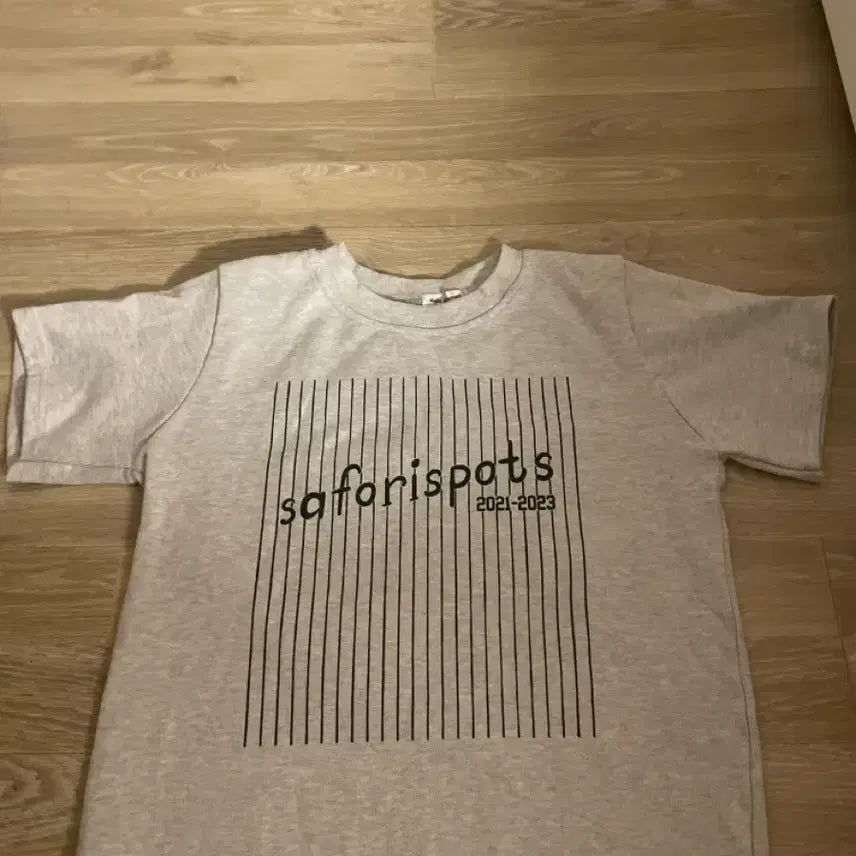 [BUNJANG] Safari Spot T-Shirt Gray Size 1 / 사파리스팟 반팔티 그레이 1사이즈