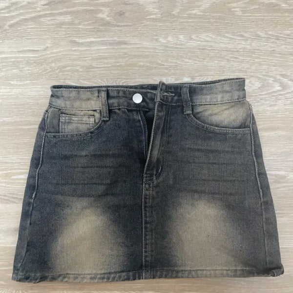 [BUNJANG] Denim Mini Skirt / 치마 데님