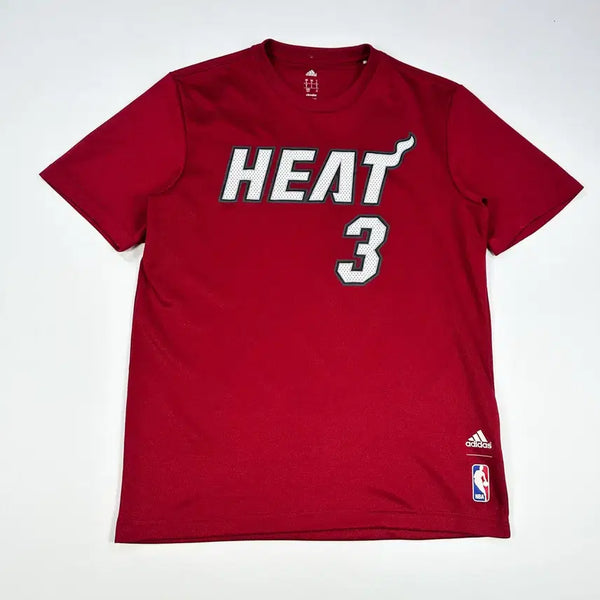 [BUNJANG] Adidas NBA Miami Heat Dwyane Wade Short Sleeve Training Top (S) / (S) 아디다스 NBA 마이애미 드웨인 웨이드 반팔 트레이닝탑