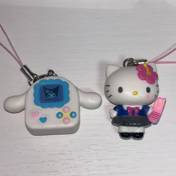 [BUNJANG] Sanrio Heisei Kogal Kitty & Cinnamoroll Strap / 산리오 헤이세이 코갸루 키티 시나모롤 스트랩