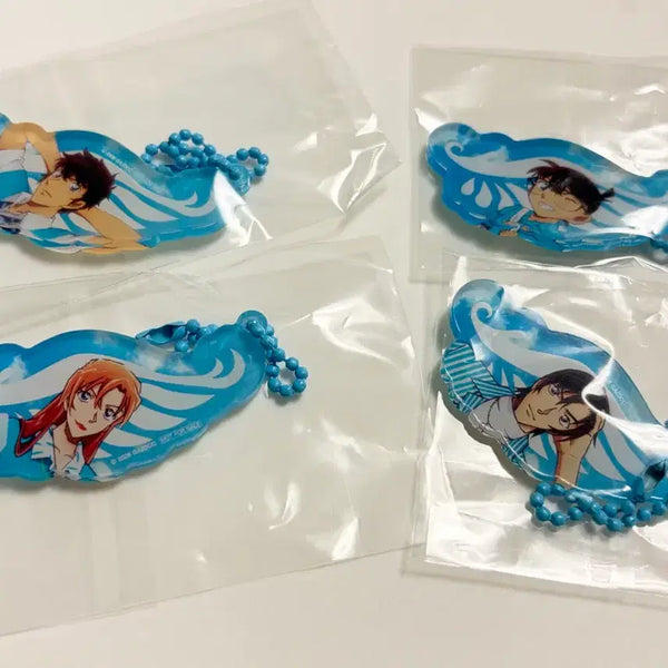 [BUNJANG] Detective Conan: The Lost Ship in the Sky Acrylic Keychain Set (4 Types, Sealed) / 명탐정 코난 하이웨이의 타천사 아크릴 키링 4종 미개봉 일괄
