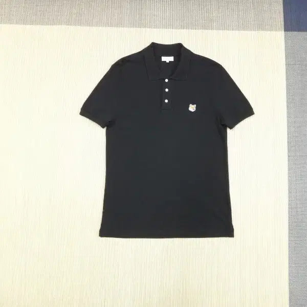 [BUNJANG] Maison Kitsuné Fox Head Patch Polo T-Shirt (L) / (L) 메종키츠네 폭스 헤드 패치 폴로 반팔티