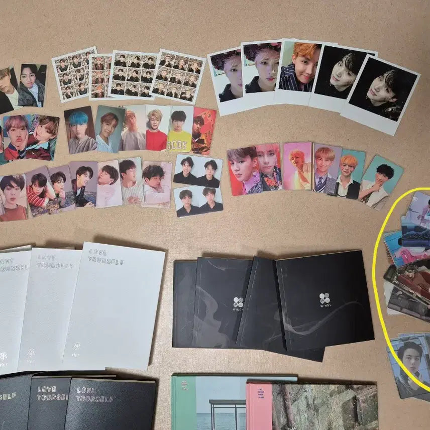 [BUNJANG] BTS Album Photocard Bundle Set (36 pcs + Extras) / 방탄 앨범포카 36장 일괄 (그외 포카 덤)