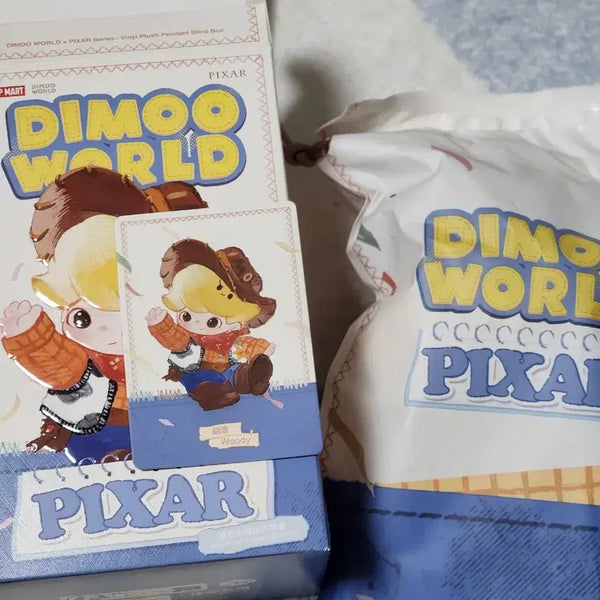 [BUNJANG] Pop Mart DIMOO Pixar Woody Keychain - Sealed / 팝마트 디무 픽사 키링 우디 미개봉
