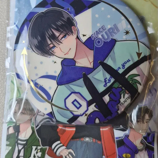 [BUNJANG] Tamón-kun Ourii Original Celadon Can Badge / 타몬군 지금 어느쪽 팝업 오우리 원화 캔뱃지