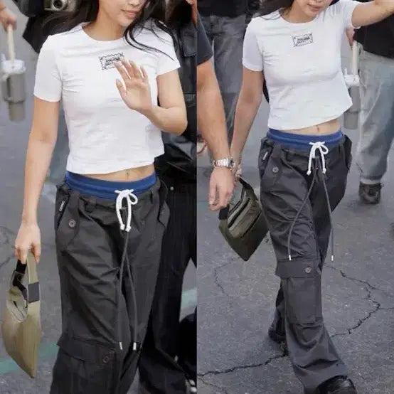 [BUNJANG] Seric Jennie Cargo Cotton Pants / 세릭 제니 카고 코튼 팬츠