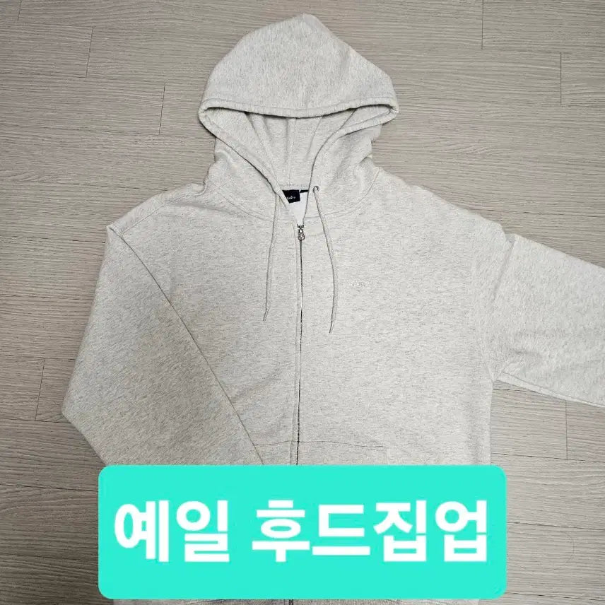 [BUNJANG] Yale Small Arch Hoodie Oatmeal M / [새상품] 예일 스몰아치 후드집업 오트밀 M