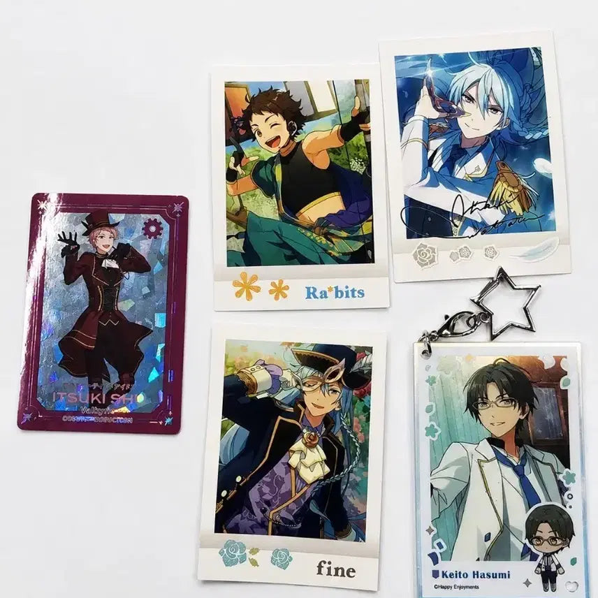 [BUNJANG] Ensemble Stars! Polaroid & Acrylic Keyring Bundle Set / 앙스타 폴라로이드 / 아크릴 키링