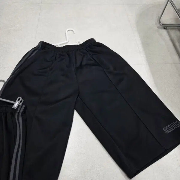 [BUNJANG] Champion Training Half Pants Black Bermuda Free Size Bundle Set / 챔피언 트레이닝 하프 팬츠 블랙 버뮤다 free 일괄판매