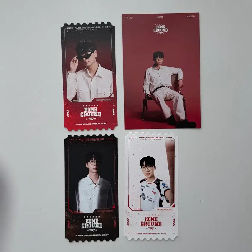 [BUNJANG] T1 Faker Home Ground Ticket Postcard Doran / T1 티원 홈그라운드 티켓 엽서 도란 DORAN
