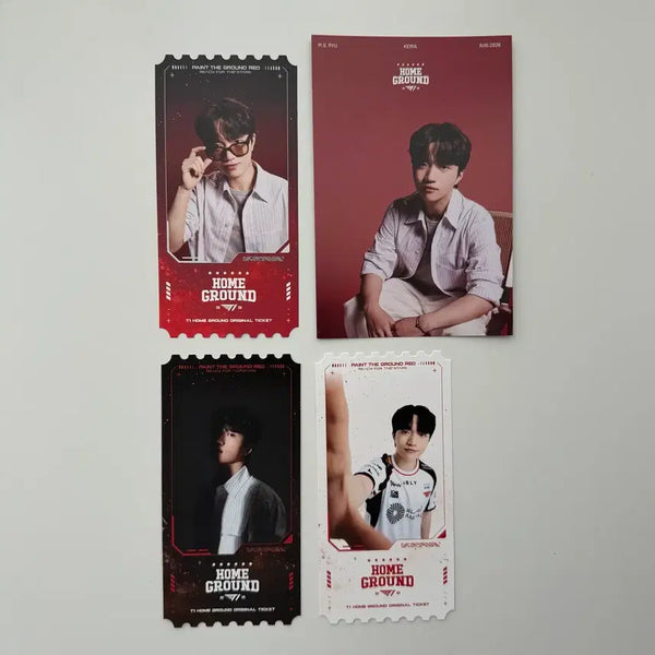 [BUNJANG] T1 Faker Keria T1 Home Ground Postcard Ticket / T1 티원 홈그라운드 엽서 티켓 케리아 KERIA