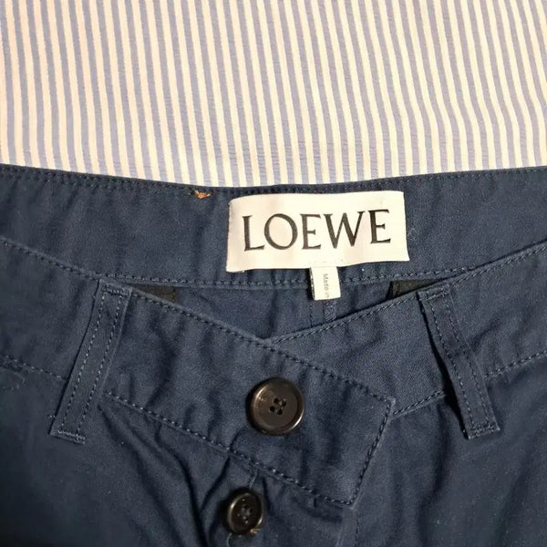 [BUNJANG] Loewe Navy Cotton Trousers / 로에베 면바지